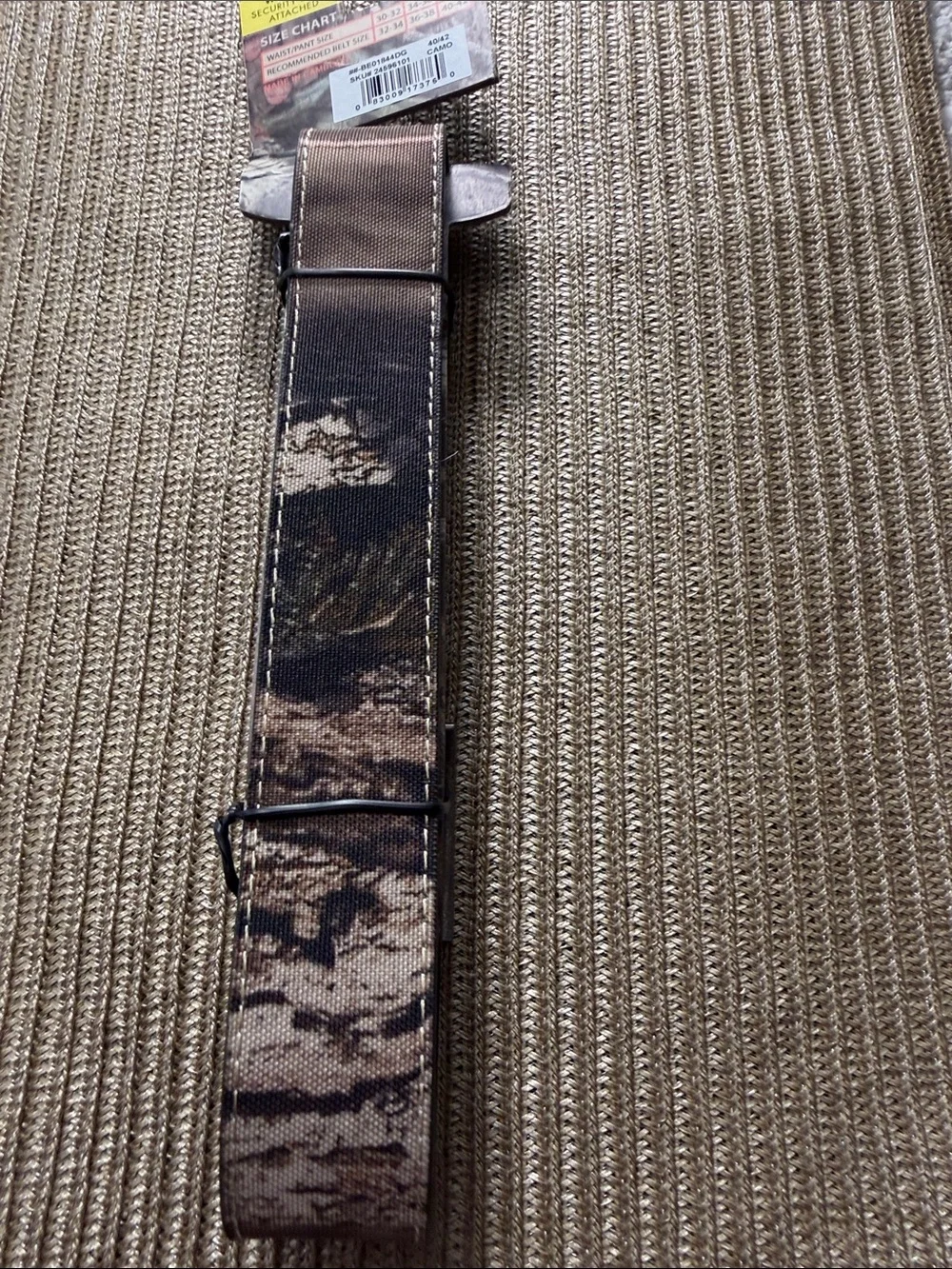 Mossy Oak Men’s Camo Belt Size 40/42 Hunting Outdoor Camouflage NWT